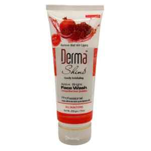 Derma Shine - Gently Exfoliating Pomegranate Whitening Face Wash - 200g | Aamina Enterprises