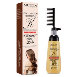 MUICIN - 24k Gold Comb Hair Straightening Cream - 150g | Aamina Enterprises