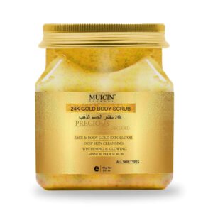 MUICIN - 24k Gold Exfoliating Face & Body Scrub - 500g | Aamina Enterprises