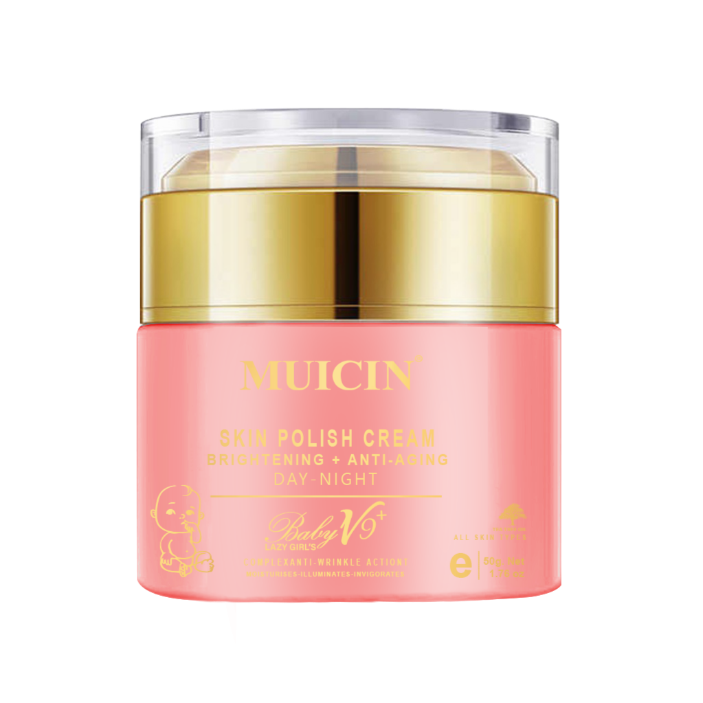 MUICIN - Baby V9 Jar Lazy Girl’s Skin Polish Cream - 50g | Aamina Enterprises