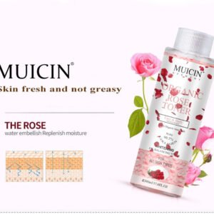 MUICIN - Organic Rose Petal Face & Body Toner - 300ml | Aamina Enterprises